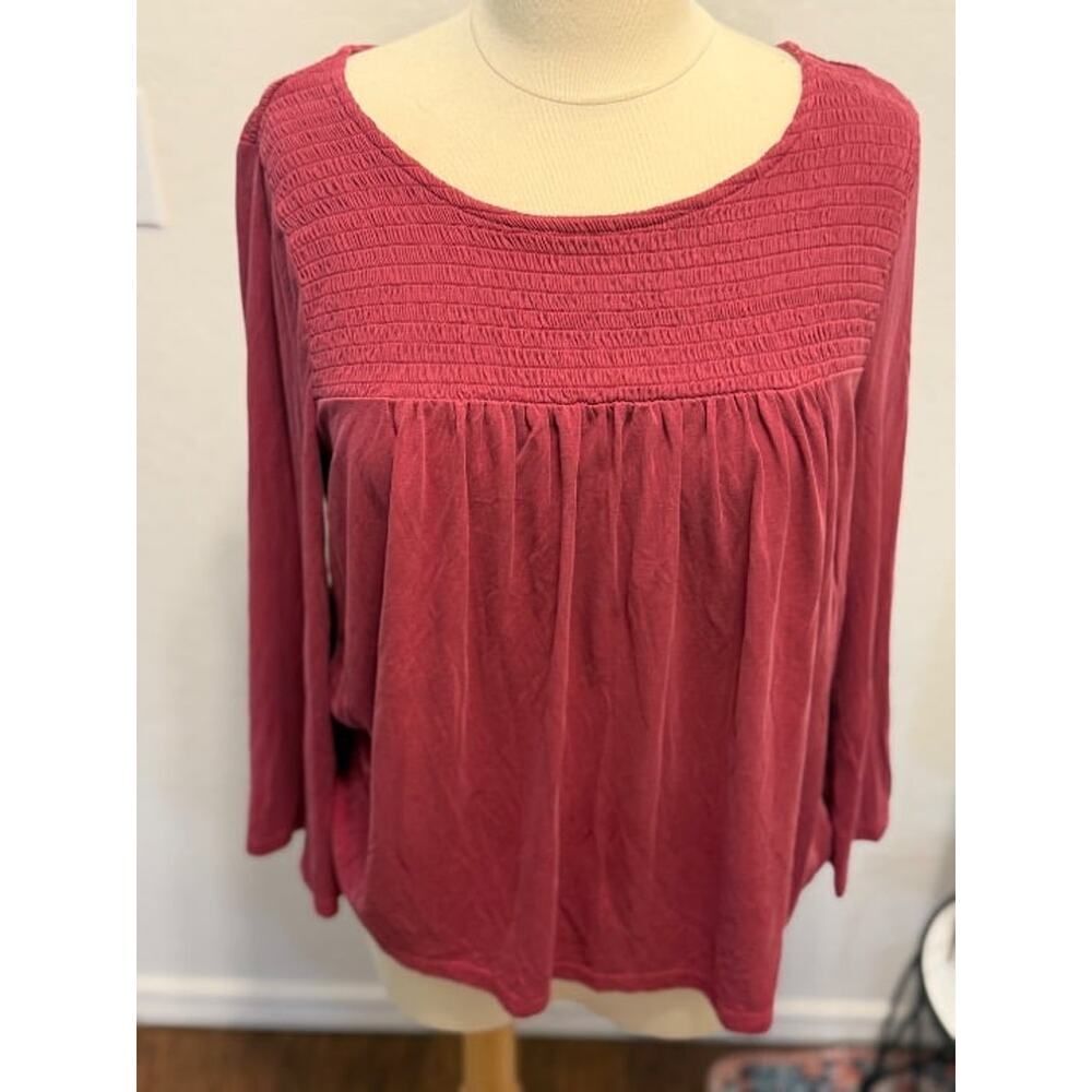Lucky Brand Red Blouse size M